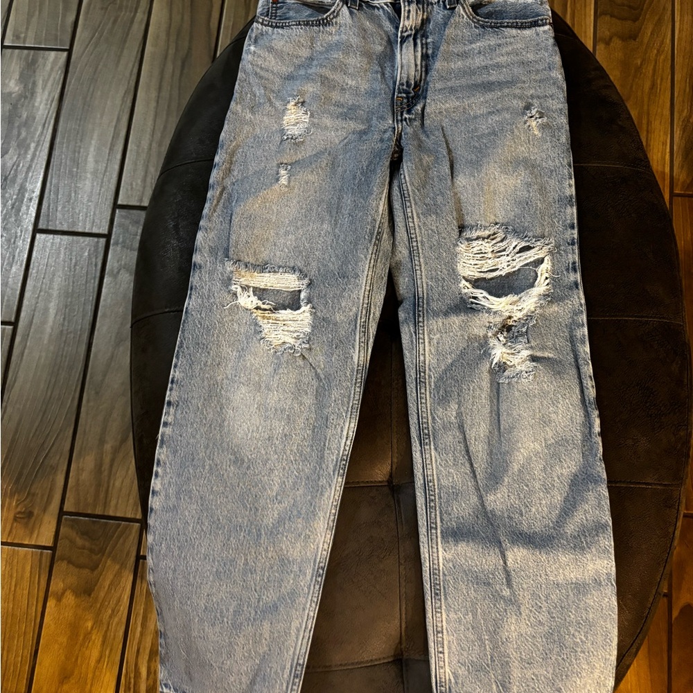 Levi's Light Blue Women's Dad Straight Jeans